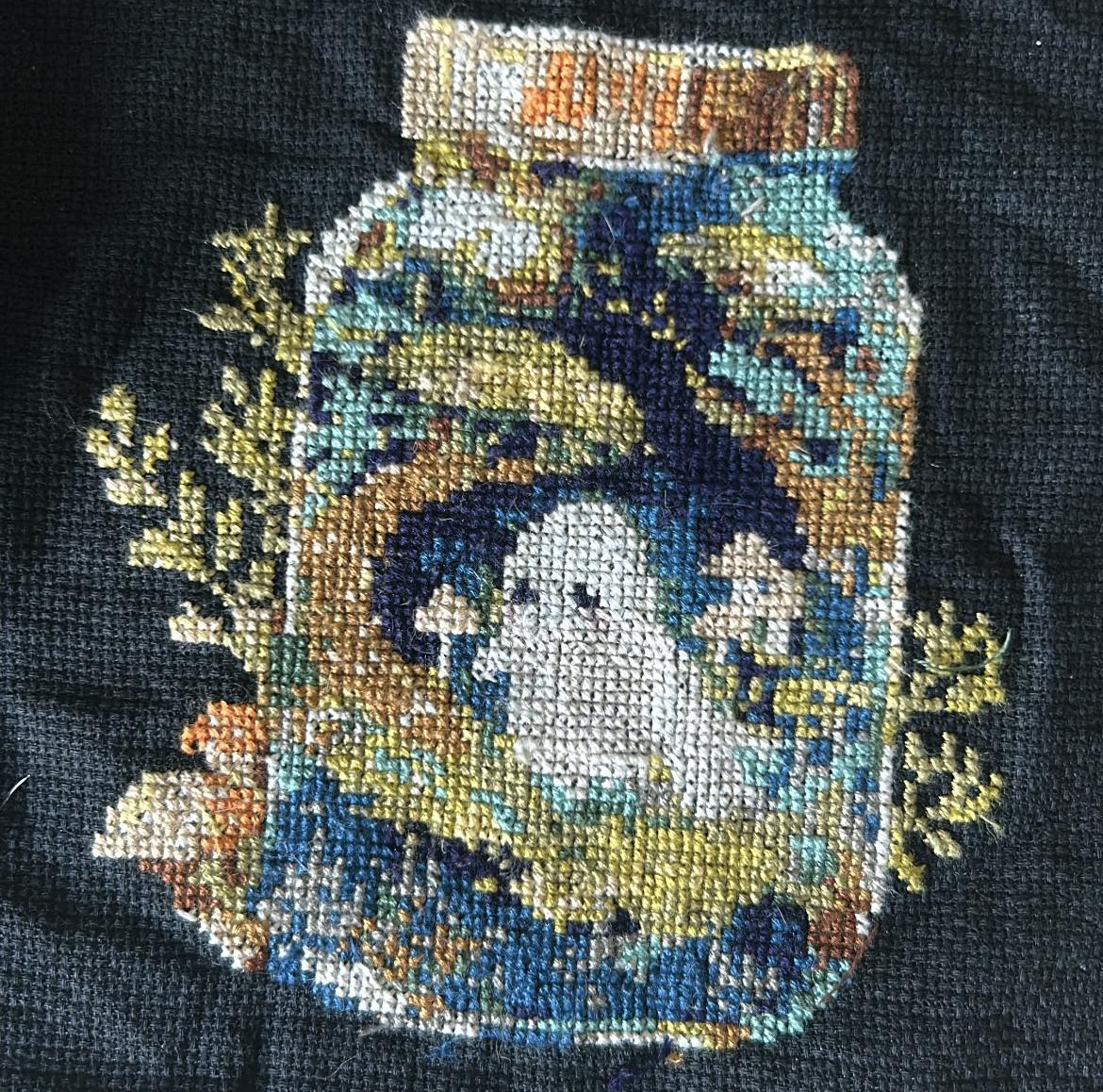 Photo of Spooky Cross Stitch.
